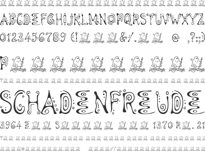 Doodlemyst Free font preview