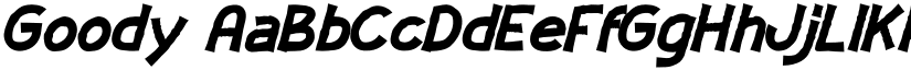 Goody font