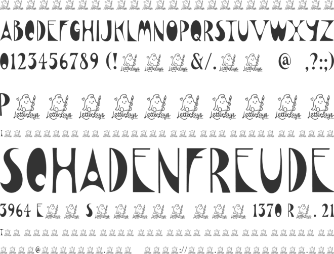 Modjazz Free font preview