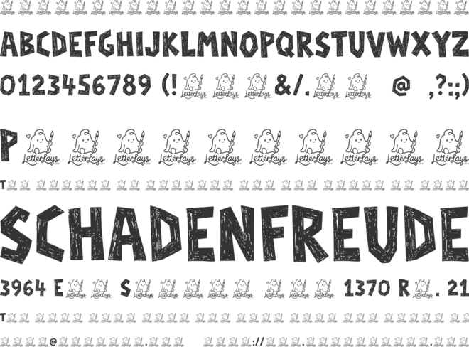 Kharvane Free font preview