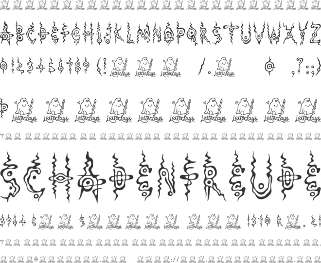 Astral Surf Free font preview