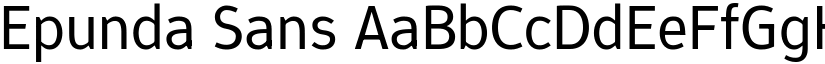 Epunda Sans font download
