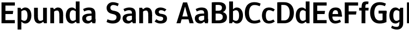 Epunda Sans font