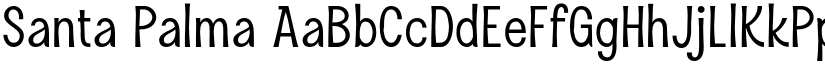 Santa Palma font