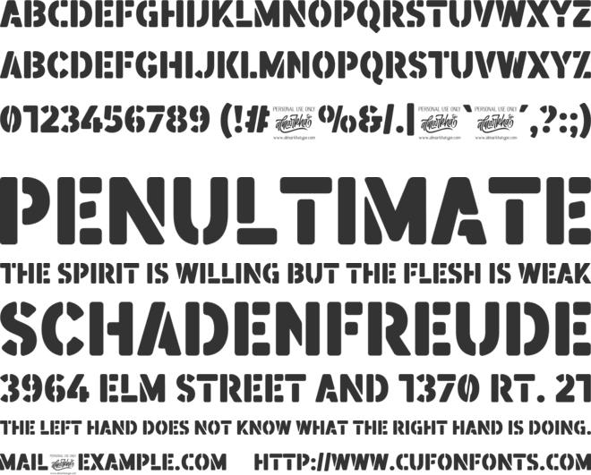 Boomer Town font preview