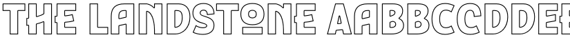The Landstone font