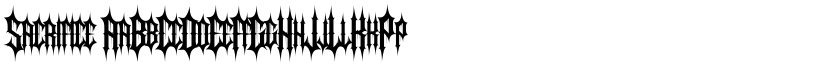 Sacrifice font download