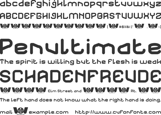 CAPRICORNUS font preview