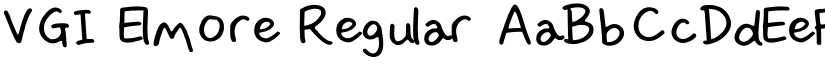 VGI Elmore Regular font