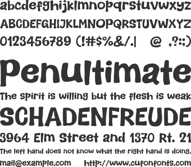 Onigiri Squishy font preview