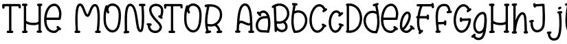 THE MONSTOR font