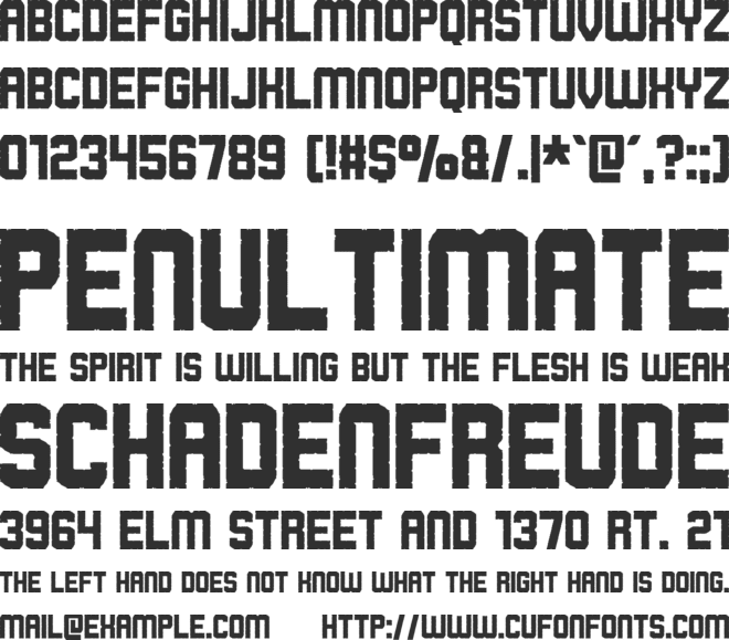 Rowdy Space Pirates font preview