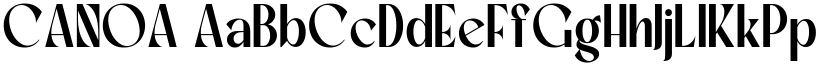 CANOA font download