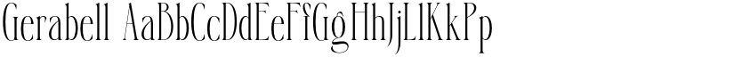 Gerabell font download