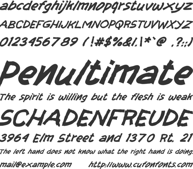 Ramica font preview