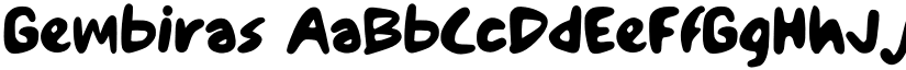 Gembiras font download