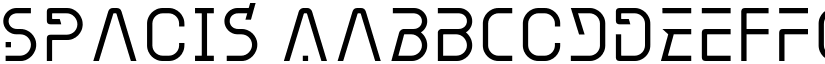 Spacis font