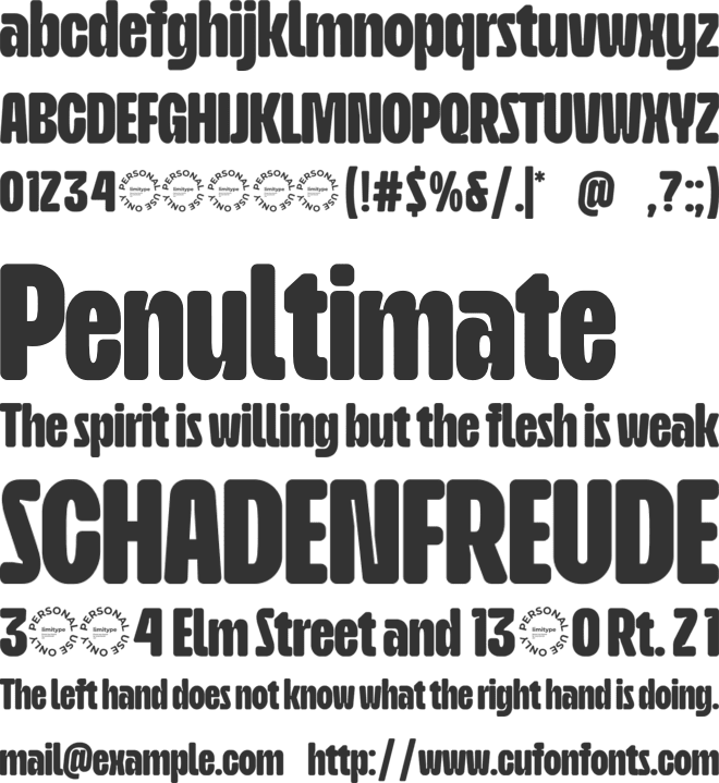 Artaro Bold Inktrap Font font preview