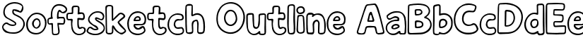 Softsketch Outline font download