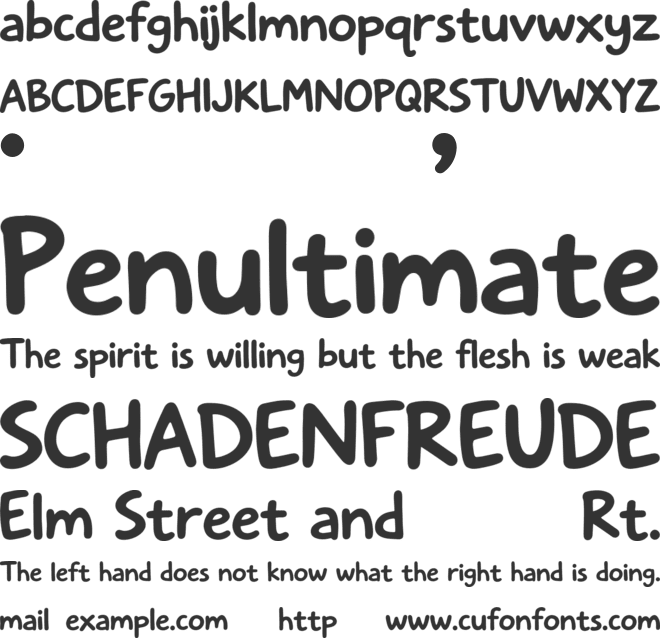 Abellya DEMO font preview