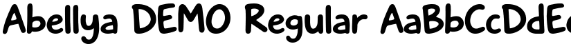 Abellya DEMO Regular font