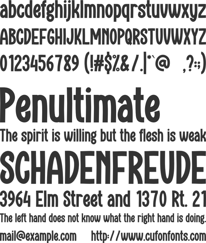 Santa Sounds font preview