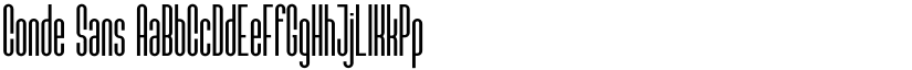 Conde Sans font download