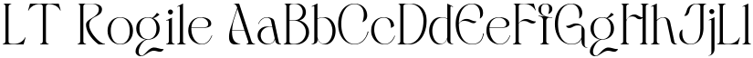 LT Rogile font