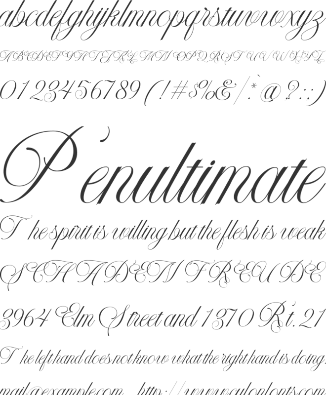 LT Nouvelle Jardin Free font preview