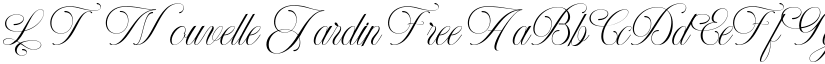 LT Nouvelle Jardin Free font