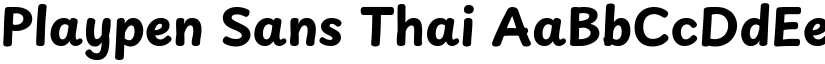Playpen Sans Thai font