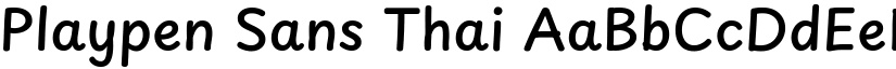 Playpen Sans Thai font
