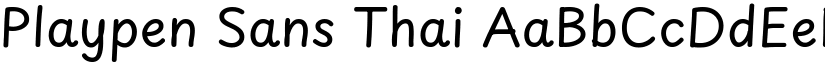 Playpen Sans Thai font download