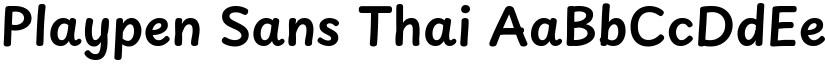 Playpen Sans Thai font