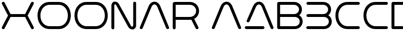 XOONAR font download