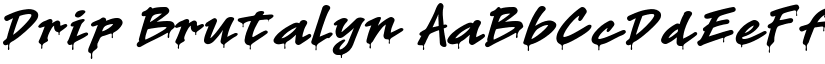 Drip Brutalyn font download