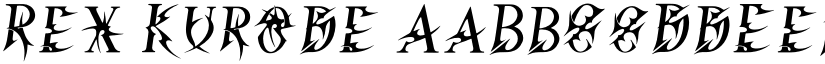 Rex Kurode font download