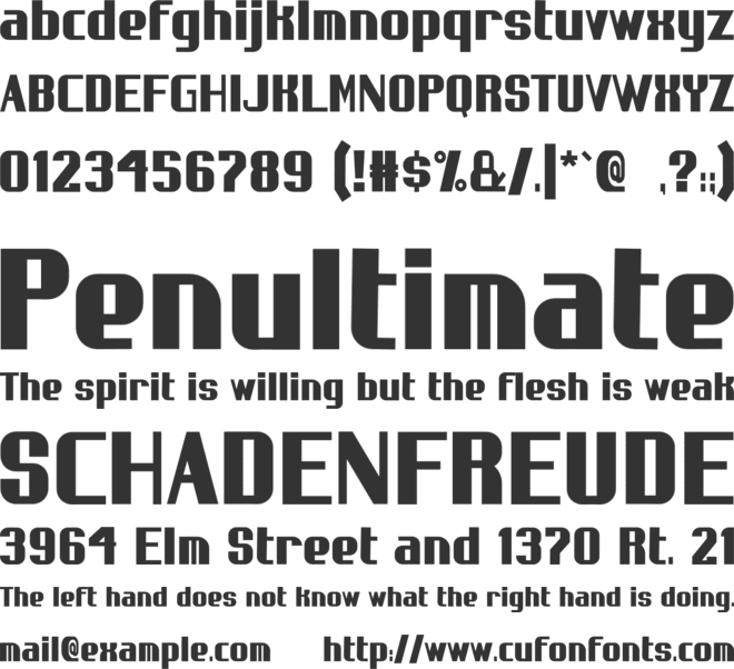 RONDATU font preview