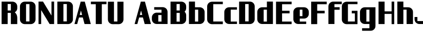 RONDATU font download