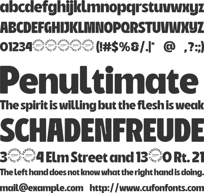 Ortoid Bold Display Font font preview