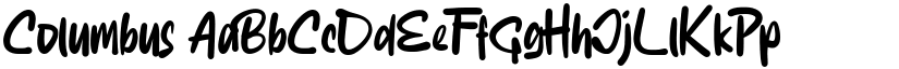 Columbus font download