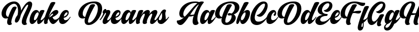 Make Dreams font
