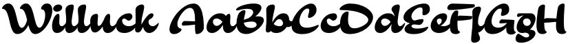 Willuck font download