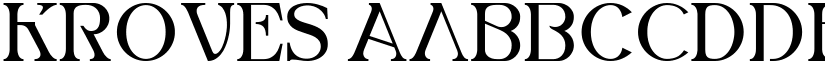 Kroves font download