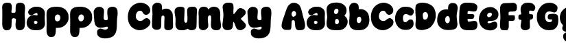 Happy Chunky font