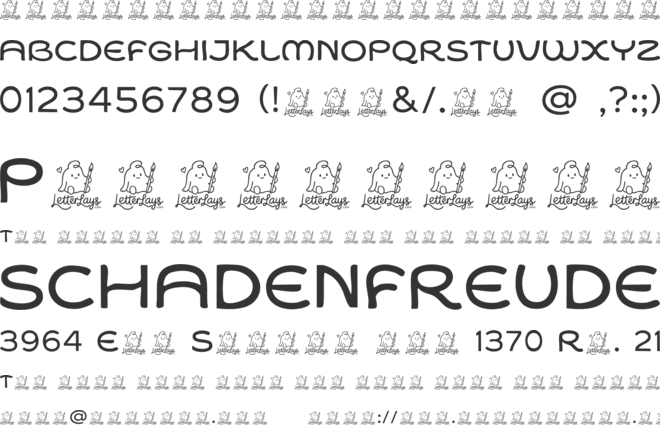 Orbitly Free font preview