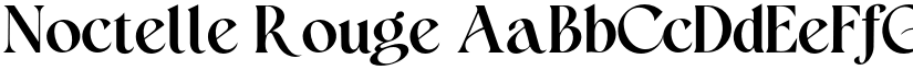 Noctelle Rouge font