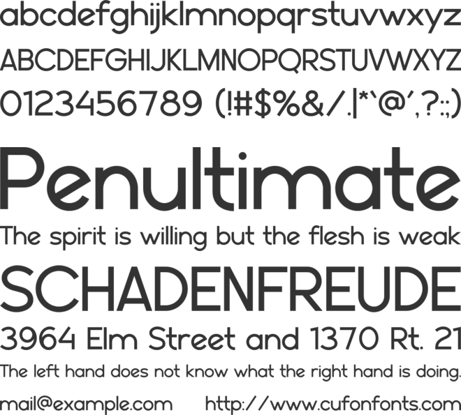 FURFOLK font preview