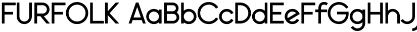 FURFOLK font