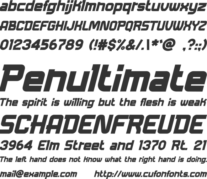LIGHTON font preview